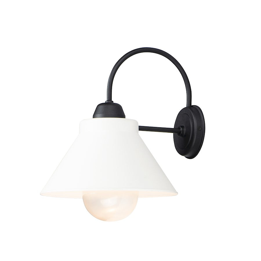 Maxim Lighting Jetty 1-Light Outdoor Wall Sconce in Black - 10290WTBK