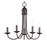 Maxim Lighting Logan 5-Light Candle Chandelier in Oil Rubbed Bronze - 10345OI