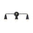 Maxim Lighting Lovell 3-Light Bath Vanity, Black/Satin Brass - 11263BKSBR