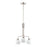 Maxim Lighting Coraline 3-Light Chandelier, Satin Nickel/Satin White - 11276SWSN