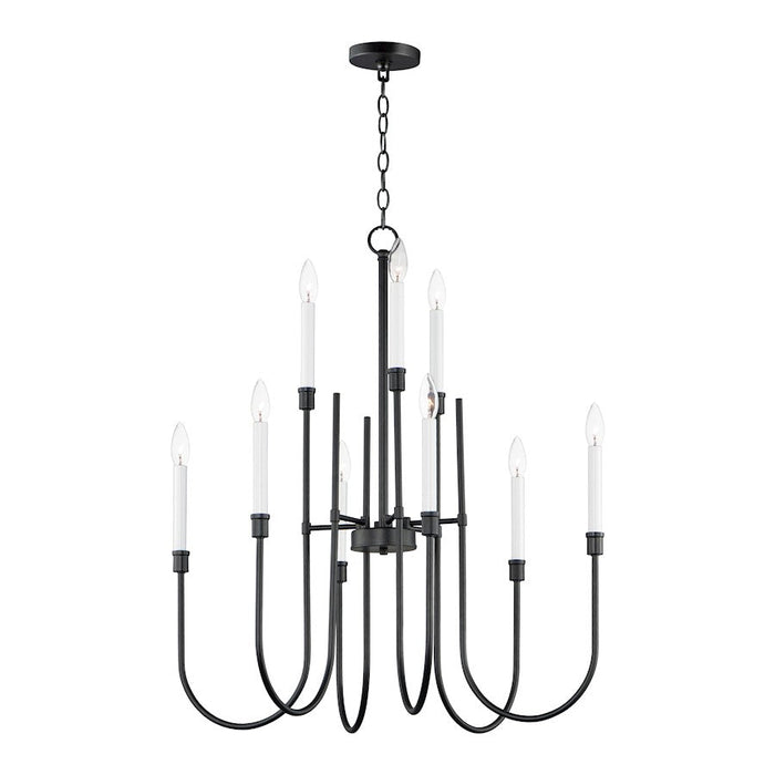 Maxim Lighting Tux 9-Light Chandelier, Black - 11289BK