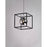 Maxim Lighting Fluid 1-Light LED 9" Pendant, BK/CH/Mirror Smoke