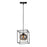 Maxim Lighting Fluid 1-Light LED 15" Pendant, BK/CH/Mirror Smoke - 11367MSKBKPC