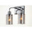 Maxim Lighting Filigree 2-Light Bath Vanity, Polished Chrome/Clear