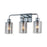 Maxim Lighting Filigree 3-Light Bath Vanity, Polished Chrome/Clear - 11533CLPC