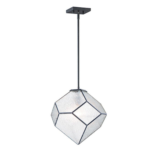 Maxim Lighting Brooklyn 1-Light Mini Pendant in Black - 11550CBBK