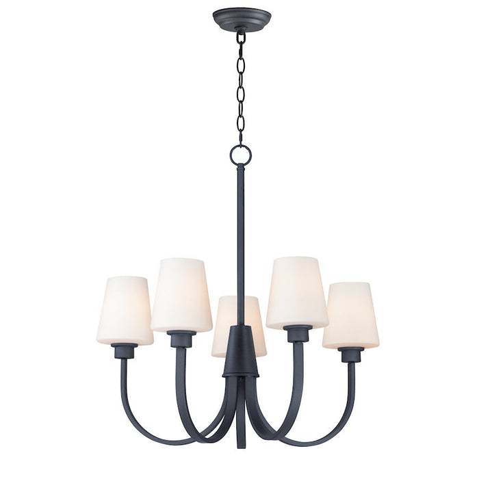 Maxim Lighting Shelter 5-Light Chandelier in Black - 11825SWBK