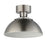 Maxim Lighting Dawn 1 Light Semi-Flush Mount, Satin Nickel - 12040SN