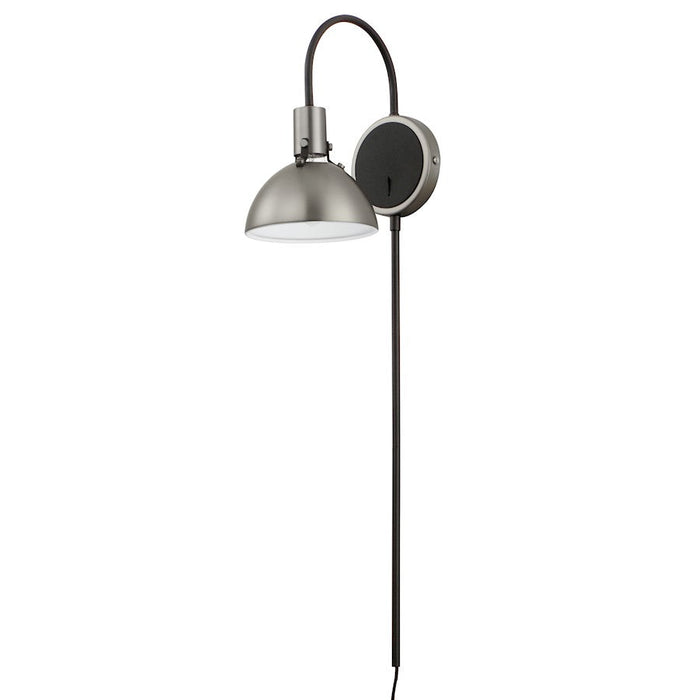 Maxim Lighting Dawn 1 Light Wall Sconce, Satin Nickel - 12041SN