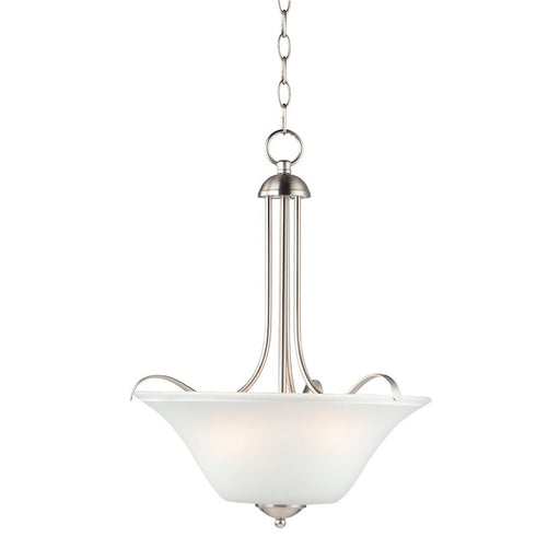 Maxim Lighting Vital 3-Light Pendant, Satin Nickel/Frosted - 12070FTSN