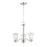 Maxim Lighting Vital 3-Light Chandelier in Satin Nickel - 12073FTSN