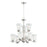 Maxim Lighting Vital 9-Light Chandelier in Satin Nickel - 12076FTSN