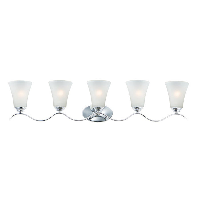 Maxim Lighting Vital 5-Light Bath Vanity in Polished Chrome - 12085FTPC