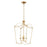 Maxim Lighting Plumette 3-Light Pendant, Gold Leaf - 12163GL