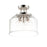 Maxim Lighting Acadia 3-Light Semi-Flush Mount in Satin Nickel - 12271CDSN