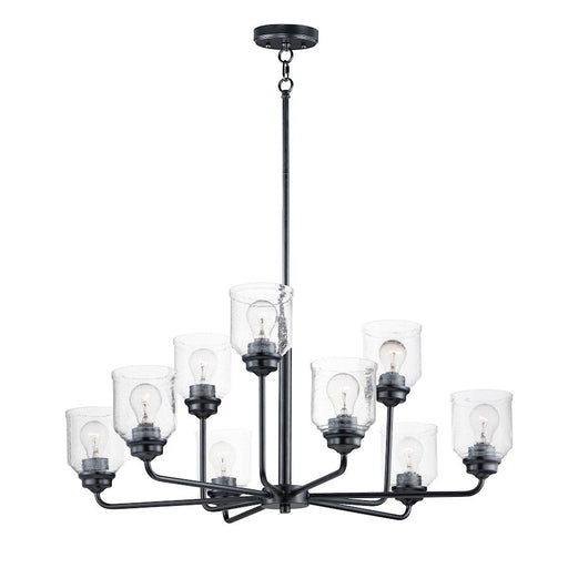 Maxim Lighting Acadia 9-Light Chandelier in Black - 12277CDBK