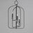 Maxim Lighting Madeira 3 Light Pendant, Anthracite/Clear