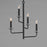 Maxim Lighting Madeira Chandelier, Anthracite/Textured Clear