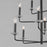 Maxim Lighting Madeira Chandelier, Anthracite/Textured Clear