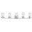 Maxim Lighting Pinn 5 Light Bath Vanity, Satin Nickel/Clear - 12405CLSN