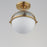 Maxim Duke 1 Light Semi-Flush Mount