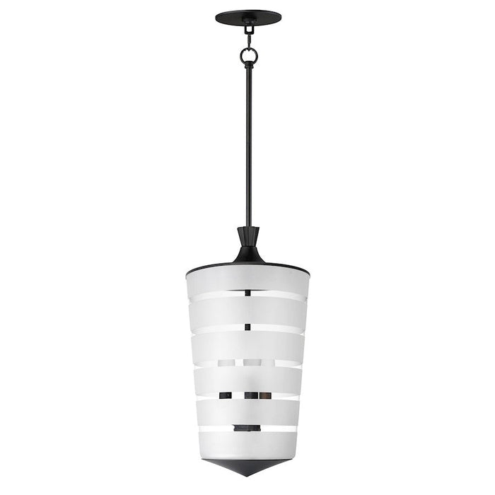 Maxim Lighting Copacabana 3 Light Pendant, Black/Clear/Frosted - 12443CLFTBK