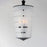 Maxim Lighting Copacabana 3 Light Pendant, Black/Clear/Frosted