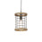 Maxim Lighting Homestead 10" Single Pendant, Driftwood/Black - 12519DWBK