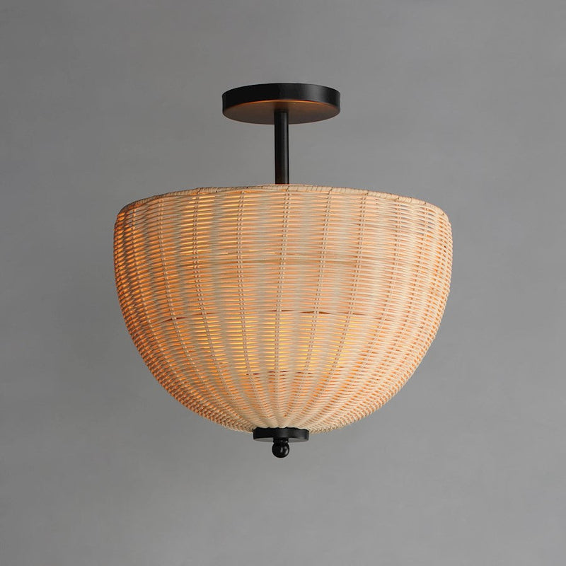 Maxim Lighting Maldives 2 Light Semi-Flush Mount/Pendant, Black