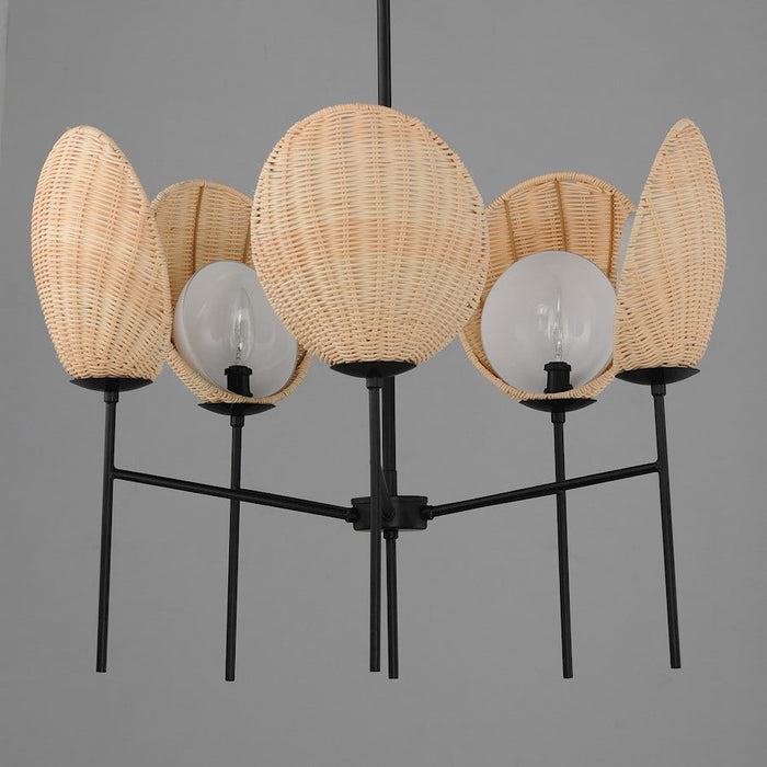 Maxim Lighting Maldives Chandelier, Black