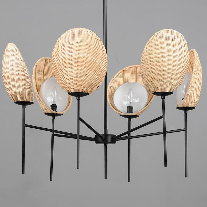 Maxim Lighting Maldives Chandelier, Black