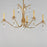 Maxim Lighting Eden Chandelier, Charcoal Gold Leaf