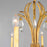 Maxim Lighting Eden Chandelier, Charcoal Gold Leaf