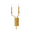 Maxim Lighting Normandy 2 Light Wall Sconce, Gold Leaf - 12782GL