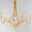 Maxim Lighting Normandy Chandelier, Gold Leaf