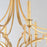 Maxim Lighting Normandy Chandelier, Gold Leaf