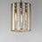 Maxim Lighting Miramar 3Lt Entry Foyer Pendant, Capiz/Brass