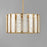 Maxim Lighting Miramar Pendant, Capiz/Brass