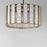 Maxim Lighting Miramar Pendant, Capiz/Brass