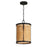 Maxim Lighting Cane 1 Light Pendant, Black - 14471NABK