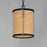 Maxim Lighting Cane 1 Light Pendant, Black