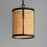 Maxim Lighting Cane 1 Light Pendant, Black