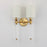 Maxim Lighting Lucent Wall Sconce, Heritage/Clear