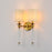 Maxim Lighting Lucent Wall Sconce, Heritage/Clear