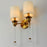 Maxim Lighting Lucent Wall Sconce, Heritage/Clear