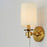 Maxim Lighting Lucent Wall Sconce, Heritage/Clear