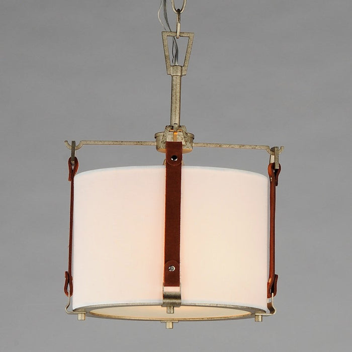 Maxim Lighting Sausalito 1 Light Pendant, Zinc/Brown/Frosted