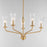 Maxim Lighting Camelot Chandelier, Brass/Clear Ribbed