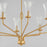 Maxim Lighting Camelot Chandelier, Brass/Clear Ribbed