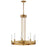 Maxim Lighting Ovation 9 Light Chandelier, Gold/Clear Ribbed - 16162CRGLD